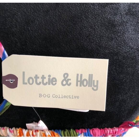 LOTTIE & HOLLY BOG COLLECTIVE FLORAL CROP TOP & SKORT‎ SET  BLUE PINK M-NEW - Picture 3 of 6